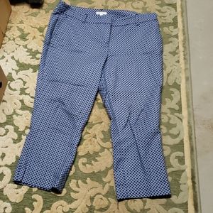 Delia cropped pants size 14